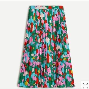 J.crew pleated skirt